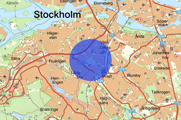 Solberga 16 oktober 15:24, Brand, Stockholm