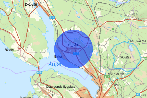 Ås 16 oktober 19:25, Trafikolycka, vilt, Krokom