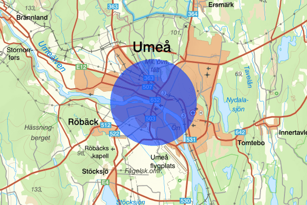 Centrala stan 21 oktober 11:25, Stöld/inbrott, Umeå