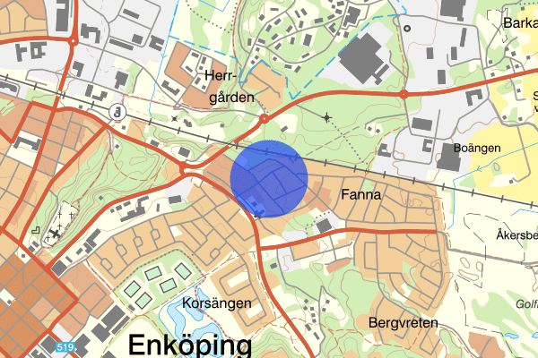 Litslenavägen 19 oktober 20:15, Trafikolycka, Enköping