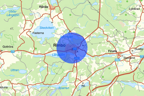 Rimbo 18 oktober 22:13, Skadegörelse, Norrtälje