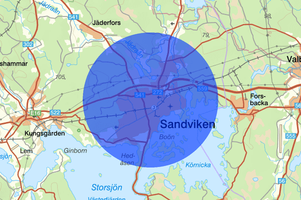 Sandviken 18 oktober 20:22, Misshandel, Sandviken