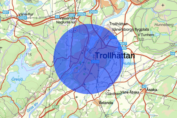 Trollhättan 23 oktober 11:49, Vapenlagen, Trollhättan