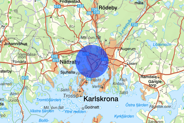 Mariedal 24 oktober 00:32, Stöld/inbrott, Karlskrona