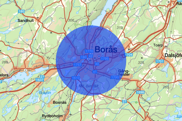 Borås 24 oktober 06:46, Trafikolycka, Borås