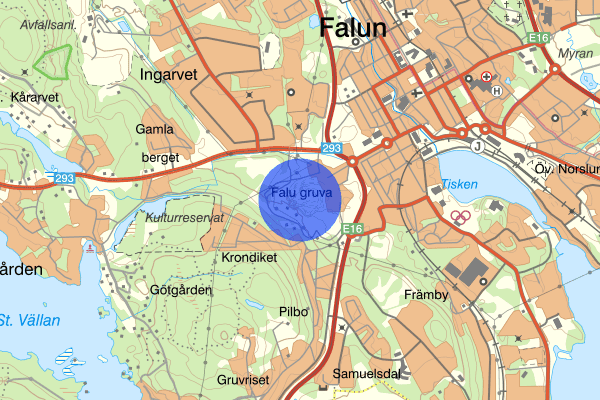 Falu Gruva 25 oktober 17:43, Stöld, försök, Falun