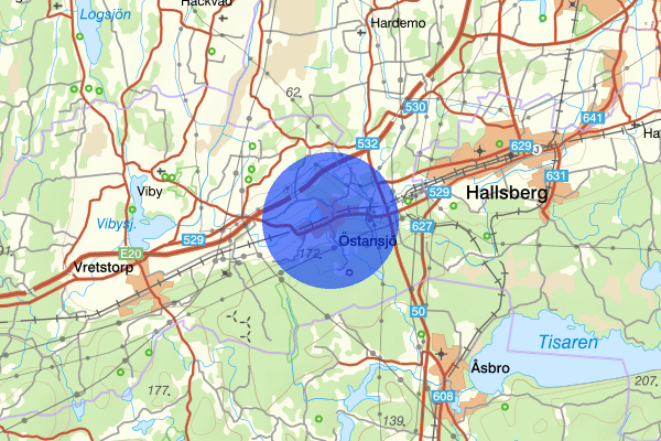 Östansjö 26 oktober 13:15, Brand, Hallsberg