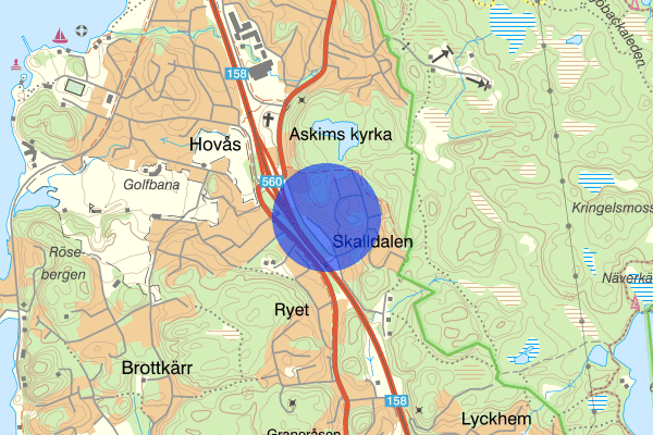 Skalldalsvägen 26 oktober 18:30, Trafikolycka, personskada, Göteborg