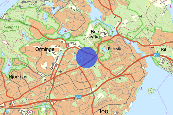 Mensättra 26 oktober 21:56, Detonation, Nacka