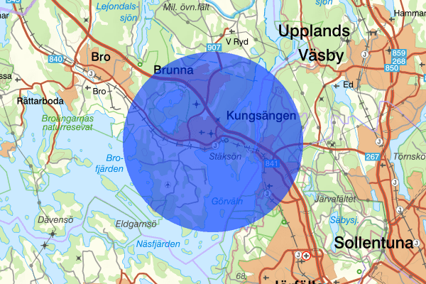 Kungsängen 28 oktober 09:42, Kontroll person/fordon, Upplands-bro