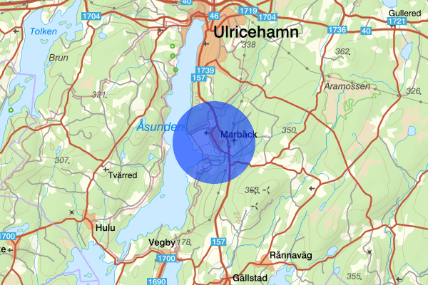 Marbäck 31 oktober 09:35, Trafikolycka, Ulricehamn