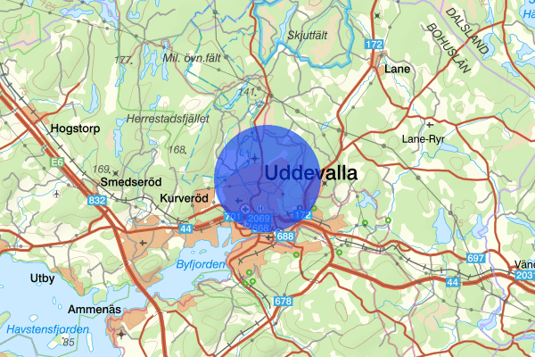 Dalaberg 31 oktober 18:33, Olaga hot, Uddevalla