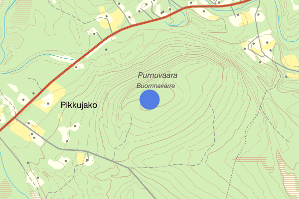 Purnuvaara 01 november 15:45, Trafikolycka, vilt, Gällivare