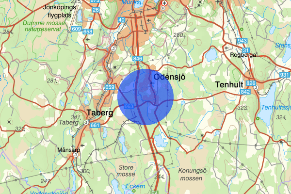 Torsvik 02 november 08:00, Sammanfattning natt, Jönköpings län