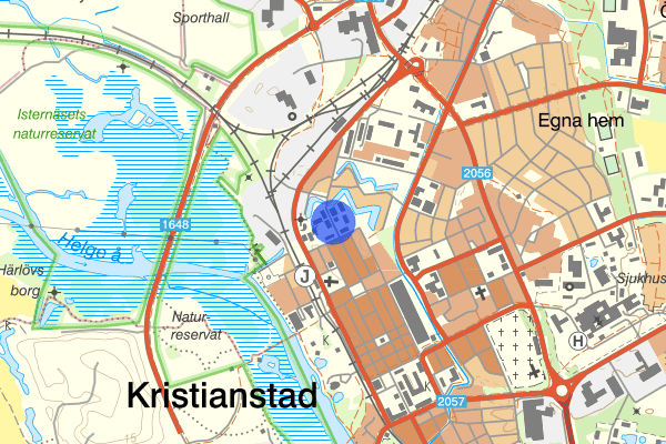 Norretullsvägen 03 november 01:58, Brand, Kristianstad