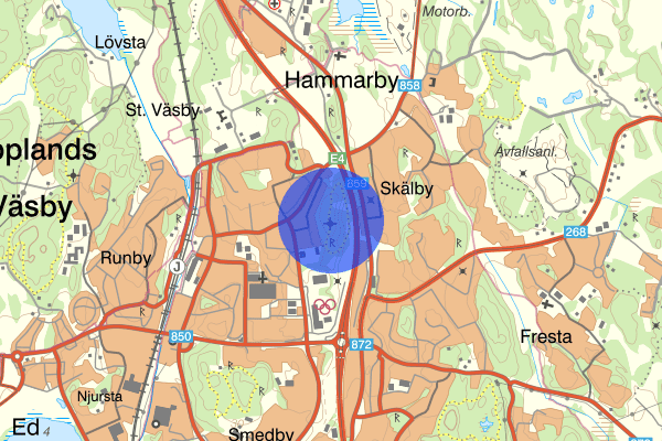 Apoteksskogen 05 november 00:01, Olaga hot, Upplands väsby