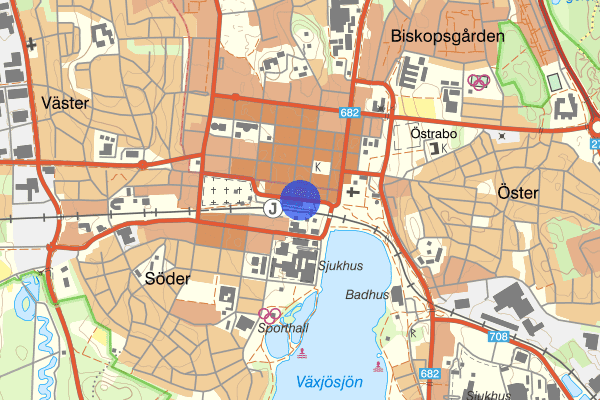 Norra Järnvägsgatan 05 november 16:13, Trafikolycka, Växjö