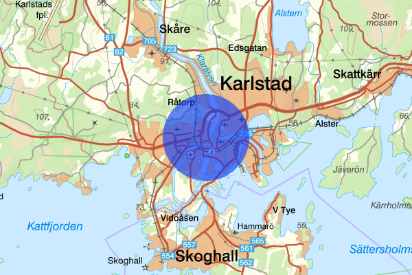 Klara 07 november 12:39, Trafikolycka, Karlstad