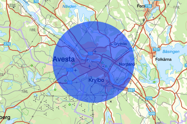 Avesta 07 november 14:51, Uppdatering, Avesta