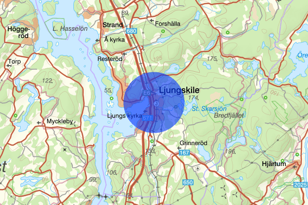 Ljungskile 08 november 11:20, Arbetsplatsolycka, Uddevalla