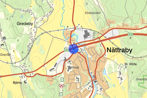 Nättraby E22 11 november 22.11, Rattfylleri, Karlskrona