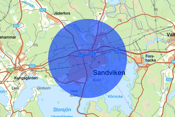 Sandviken 12 november 06.34, Övrigt, Sandviken