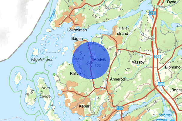 Medvik 13 november 17.56, Trafikolycka, personskada, Strömstad