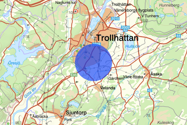 Lextorp 15 november 14.57, Rån, försök, Trollhättan