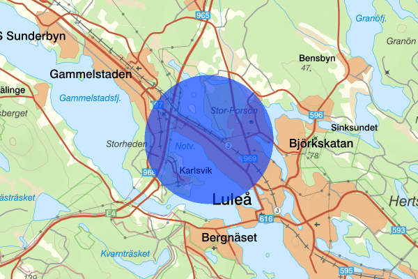 Notviken 16 november 16.29, Trafikolycka, Luleå