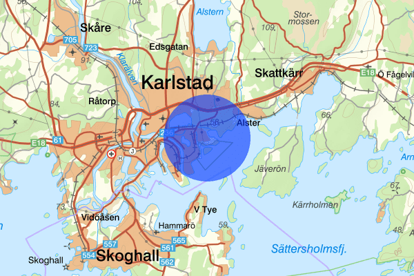 Heden 17 november 14.17, Arbetsplatsolycka, Karlstad