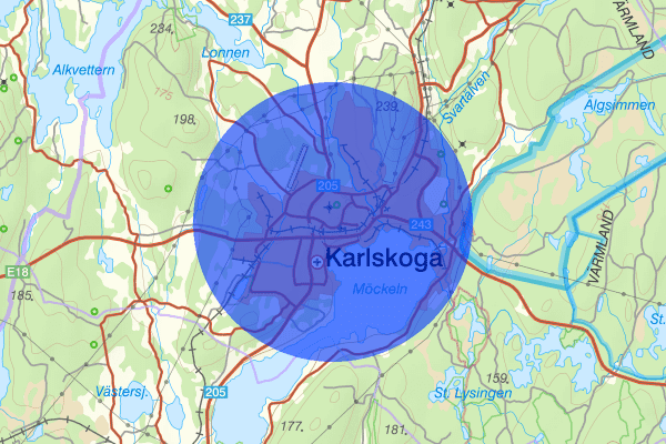 Karlskoga 22 november 06.34, Trafikolycka, Karlskoga