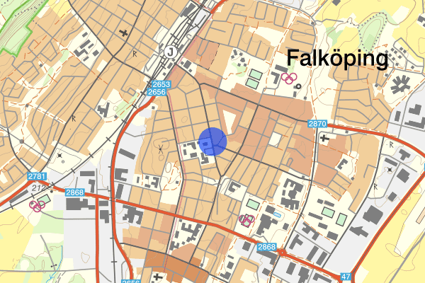 Sankt Sigfridsgatan 22 november 17.18, Trafikolycka, Falköping