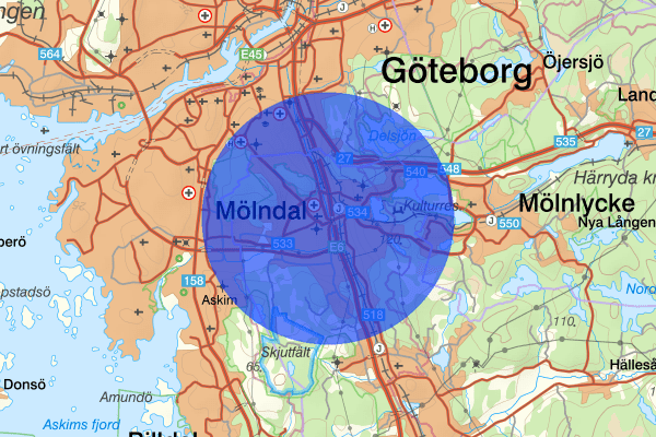 Mölndal 24 november 11.35, Larm Överfall, Mölndal