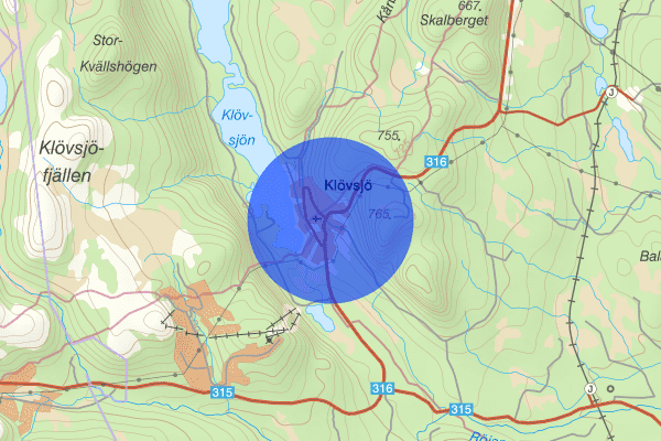 Klövsjö 24 november 14.20, Trafikkontroll, Berg