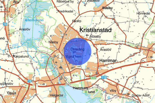 Österäng 25 november 00.43, Rattfylleri, Kristianstad