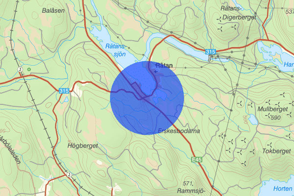 Rätansbyn 27 november 15.58, Trafikolycka, Berg