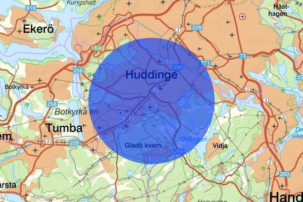 Huddinge 29 november 06.14, Brand, Huddinge