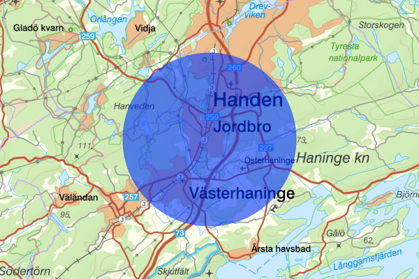 Jordbro 29 november 21.39, Trafikolycka, singel, Haninge