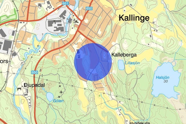 Almvägen 30 november 21.32, Trafikolycka, Ronneby