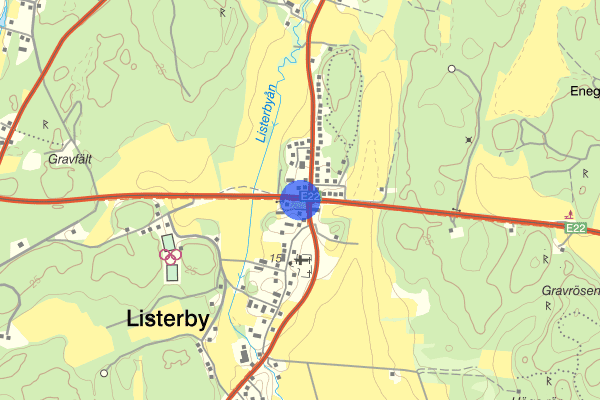 Listerby E22 02 december 00.32, Rattfylleri, Ronneby