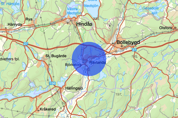 Rävlanda 03 december 07.54, Brand, Härryda