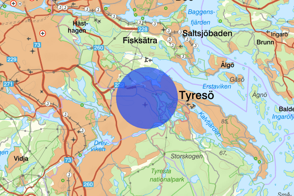 Fårdala 05 december 15.49, Brand, Tyresö