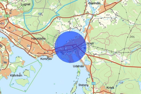 Hosjö 05 december 20.01, Trafikolycka, singel, Falun