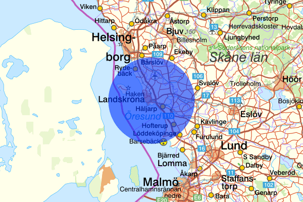  06 december 16.08, Räddningsinsats, Landskrona