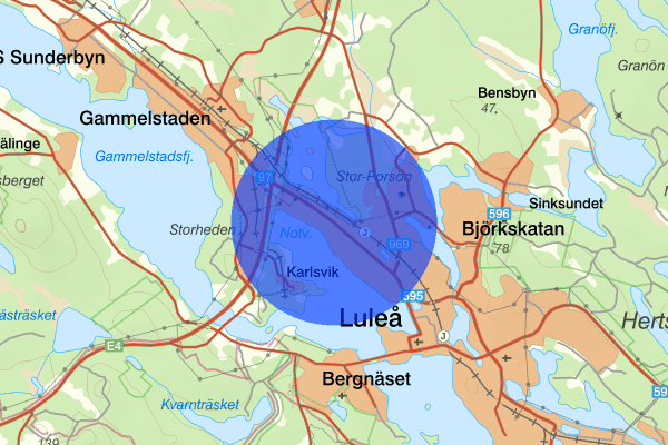 Notviken 07 december 09.59, Trafikolycka, Luleå