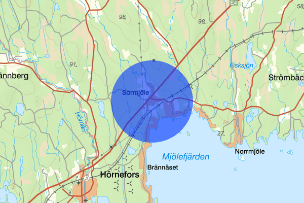 Sörmjöle 07 december 13.26, Trafikolycka, Umeå