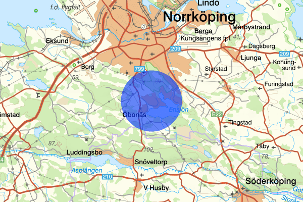 Kårtorp 08 december 16.34, Brand, Norrköping