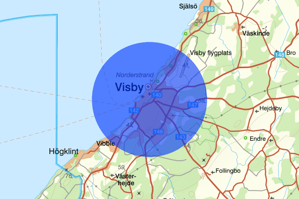 Visby 09 december 02.40, Olaga hot, Gotland