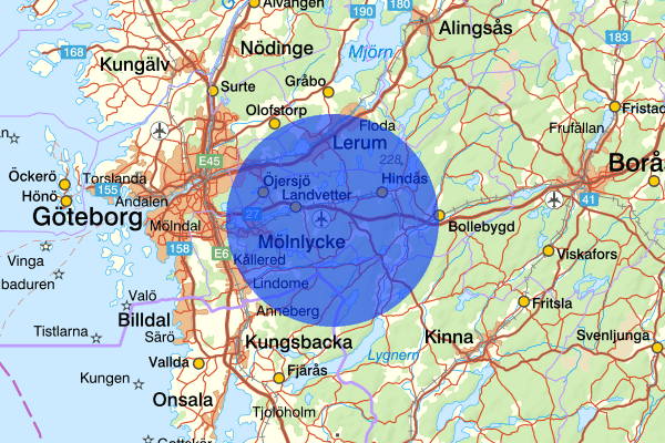  09 december 11.23, Trafikolycka, personskada, Härryda