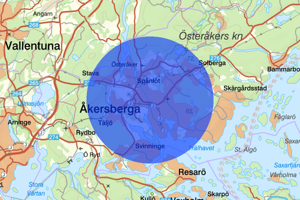 Åkersberga 11 december 00.54, Skadegörelse, Österåker